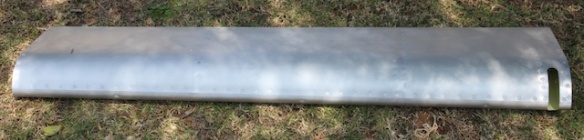Aileron with all rivets filled